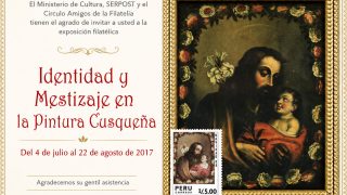 Muestra Filatélica "Identidad y Mestizaje en la Pintura Cusqueña"